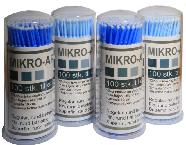 Conzept mikroapplikatorer, regular, blå, 4x100 stk