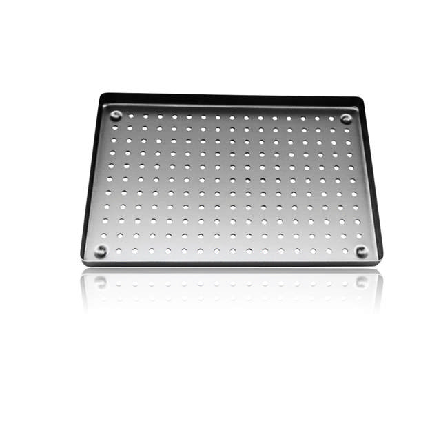 Nichrominox Kassette bund alu. perforeret, standard 28x18 cm, 