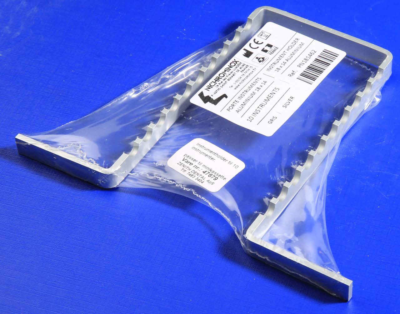 Nichrominox Instrumentholder mini til 10 instrumenter 