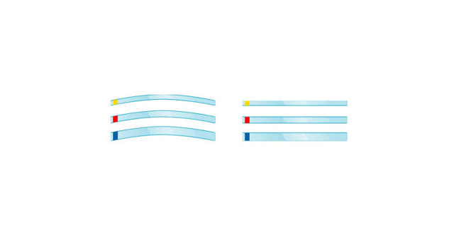 Hawe transparente strips nr. 697, 100 stk.