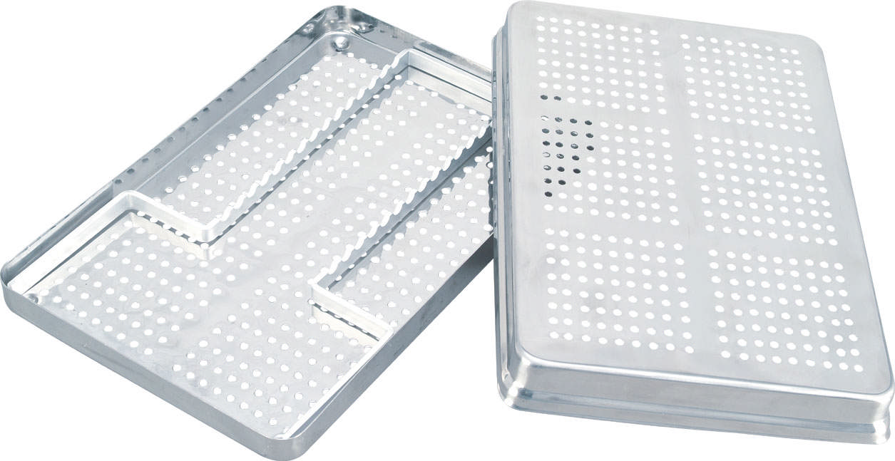 Falcon Medical Kassette komplet i rustfrit stål, 28x18 cm