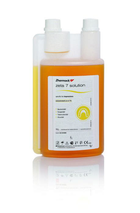 Zeta 7 Solution. Desinfektion af aftryk.