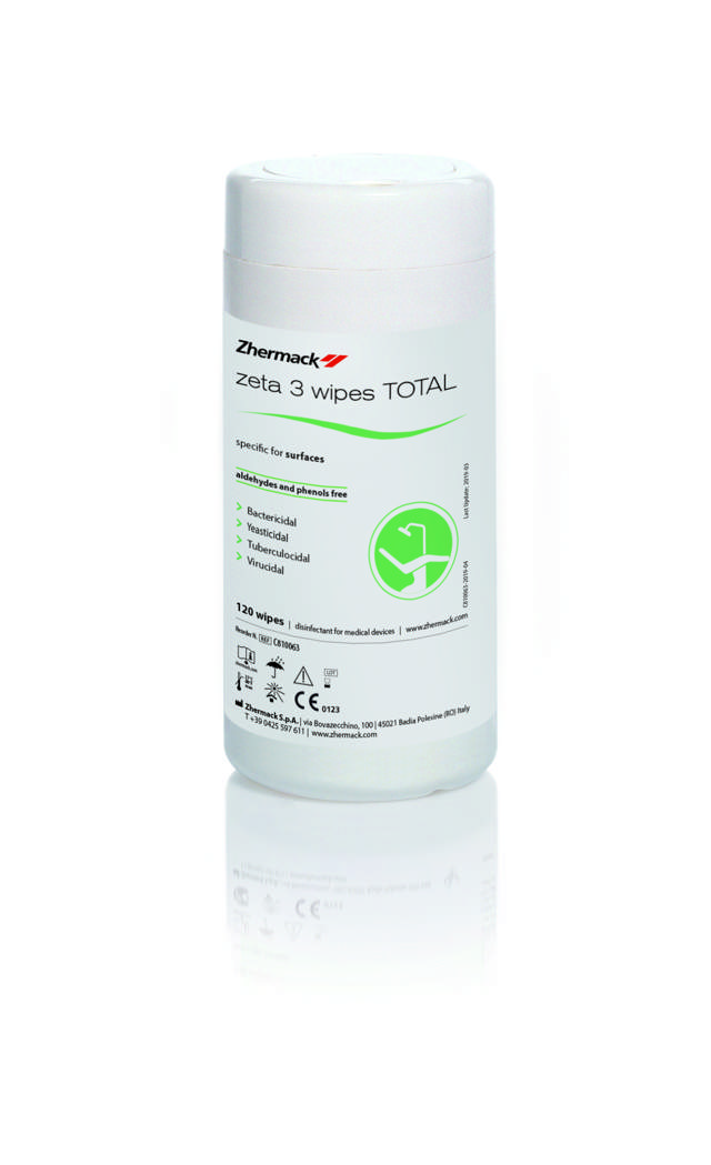 Zeta 3 Wipes Total vådservietter. 12 dåser