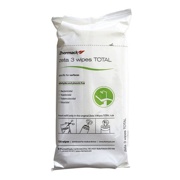 Zeta 3 Wipes Total vådservietter. 12 refillposer