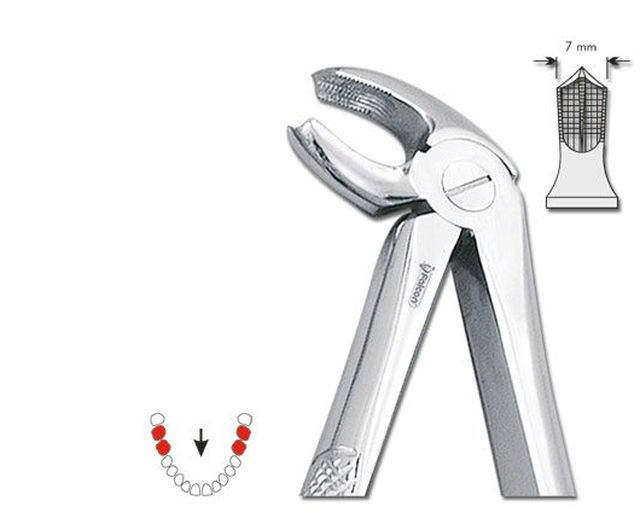 Ekstraktionstang nr. 22, molar UK