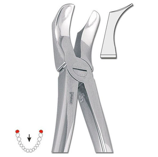 Ekstraktionstang med specialgreb til visdomstand UK