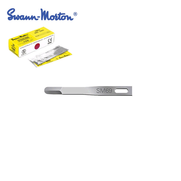 Mikro-skalpelblad nr. SM69, Steril, 1 stk.