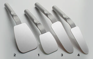 Fotospejl på buet håndtag, Lateral.