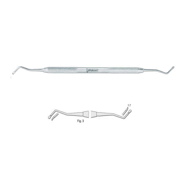 Excavator Fig. 3, medium, 0,17 mm, dobbeltendet.