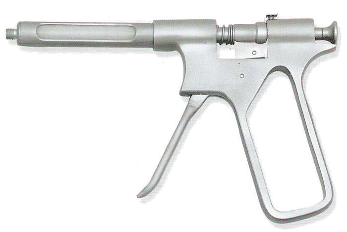 Intraligamentær sprøjte, ''pistol-model''. 1 stk.