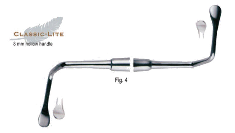 Sinus-Løft, curette, fig. 4