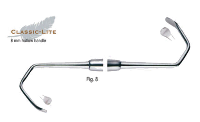 Sinus-Løft, curette, fig. 8
