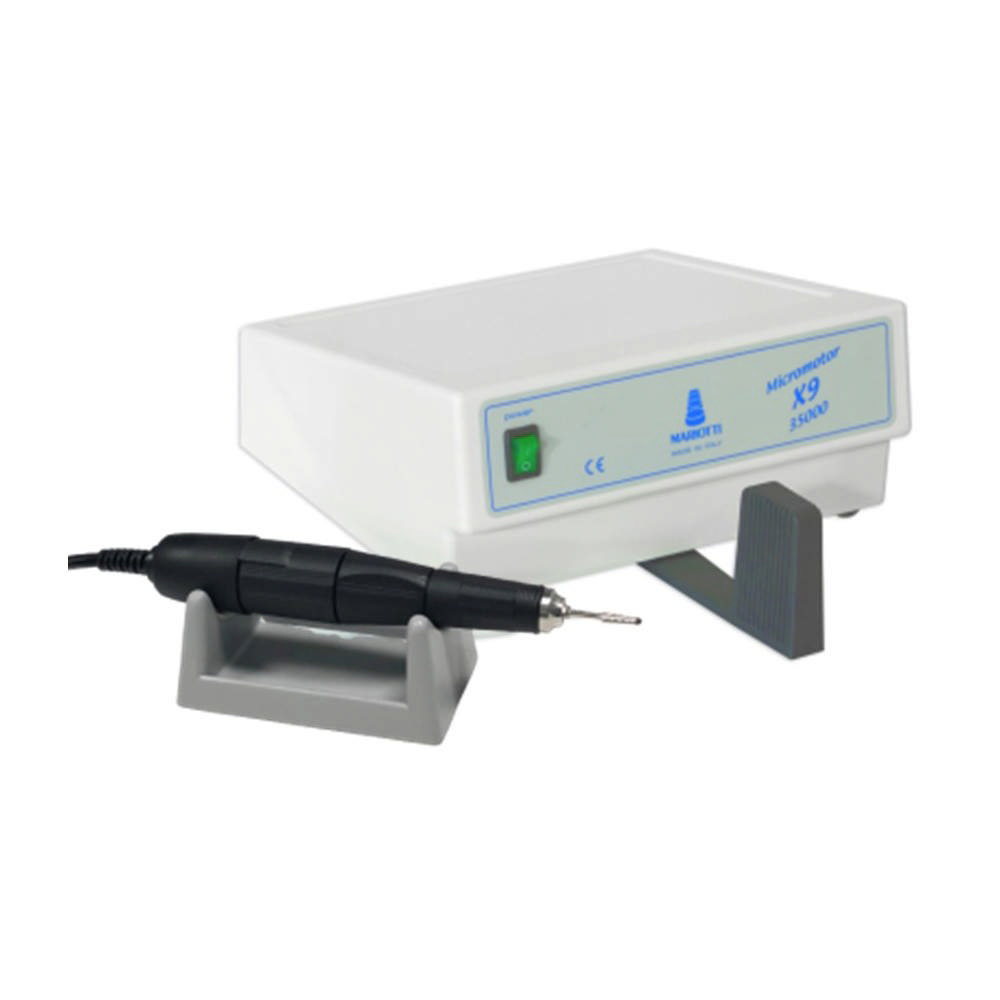 Teknikmikromotor X9 med fodkontrol og håndstykke