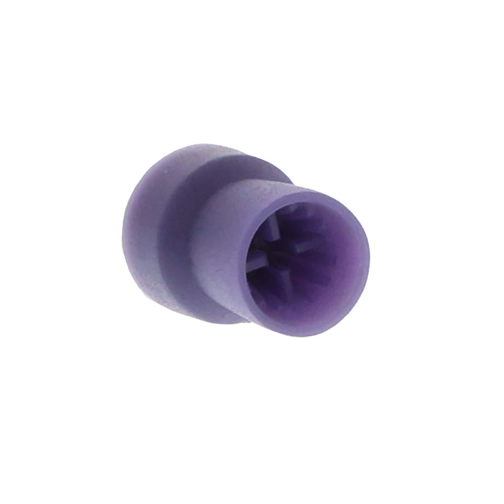 Simplee gummikopper, lilla medium, snap on, 24 stk.