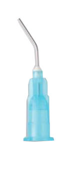 Conzept applikationsspids, buet blå, 23G, 100 stk.