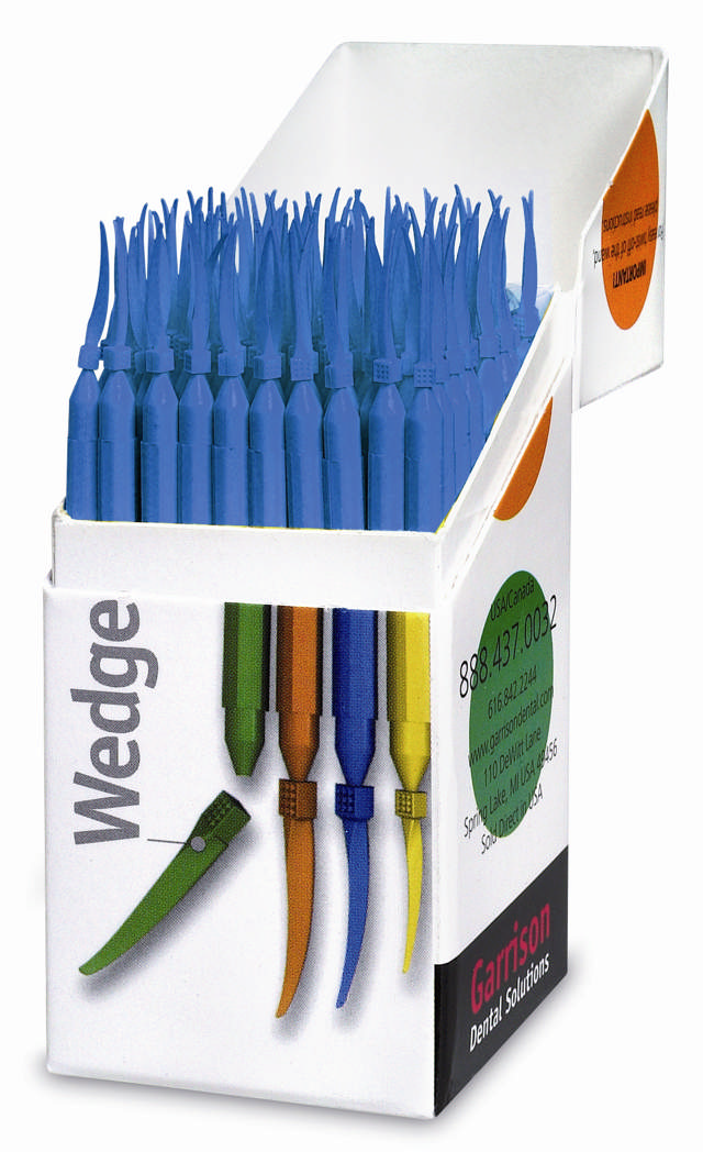 WedgeWands blå/small, 100 stk.