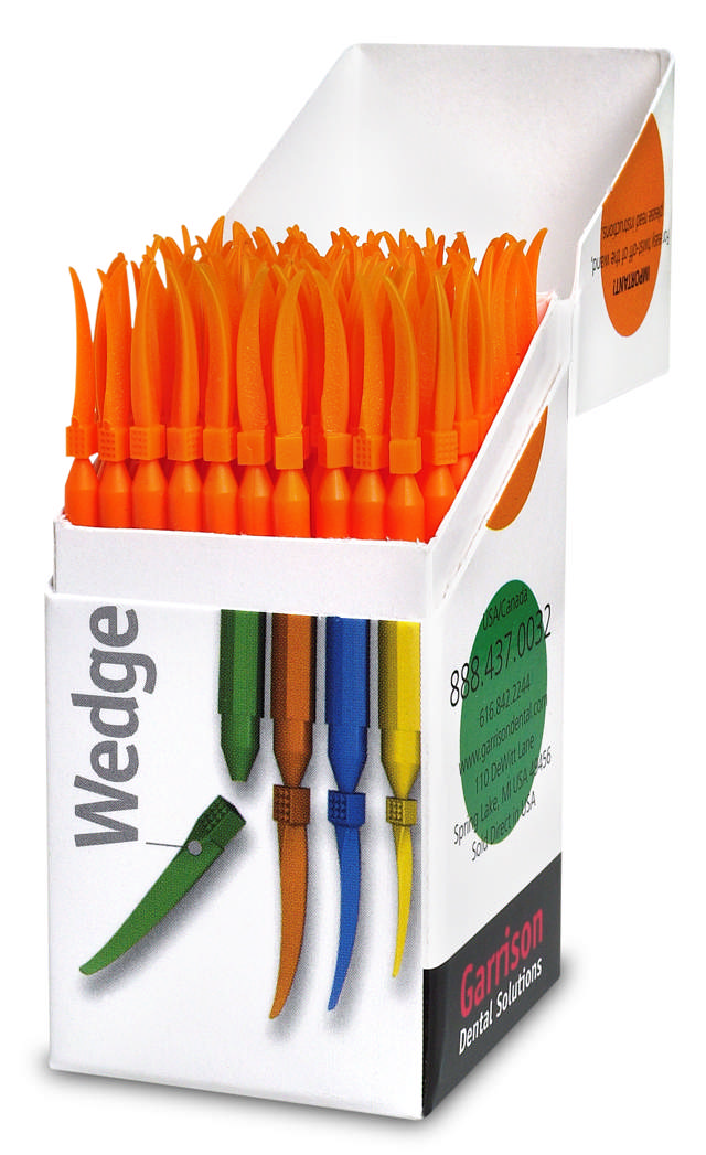 WedgeWands orange/medium, 100 stk.