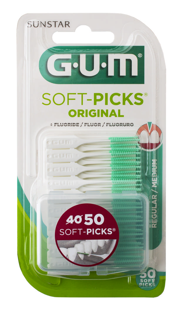 GUM Soft-Picks Original Regular, 50 stk.