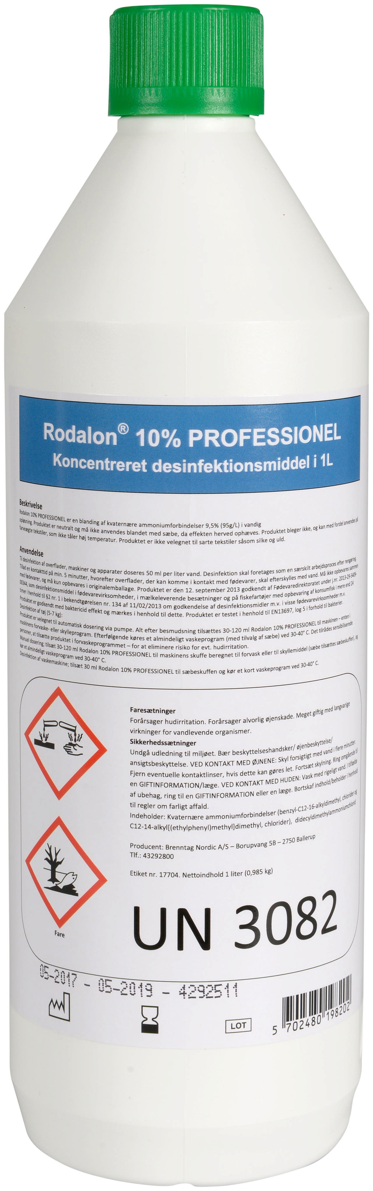Rodalon 10% overfladedesinfektion, 