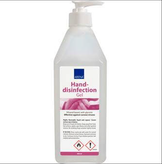 Abena, Hånddesinfektionsgel, 85%, 600 ml