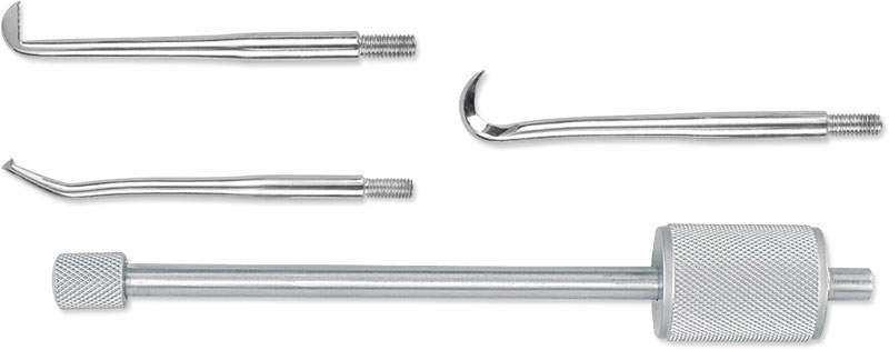 Kronefjerner, manuel med 3 spidser